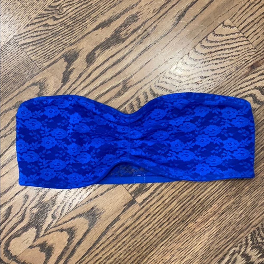Victoria secret pink Blue bralette size small